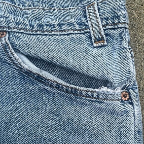 Vintage 90s Levi’s 550 orange tab relaxed fit tapered leg jeans 40x30 - Picture 6 of 9